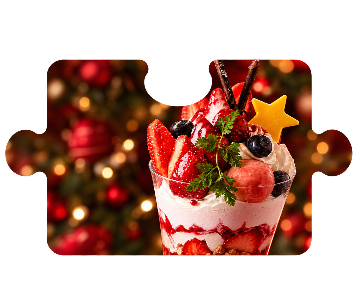 クリスマス限定パフェ広告バナー